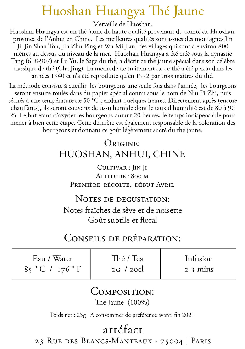 Huoshan Huangya