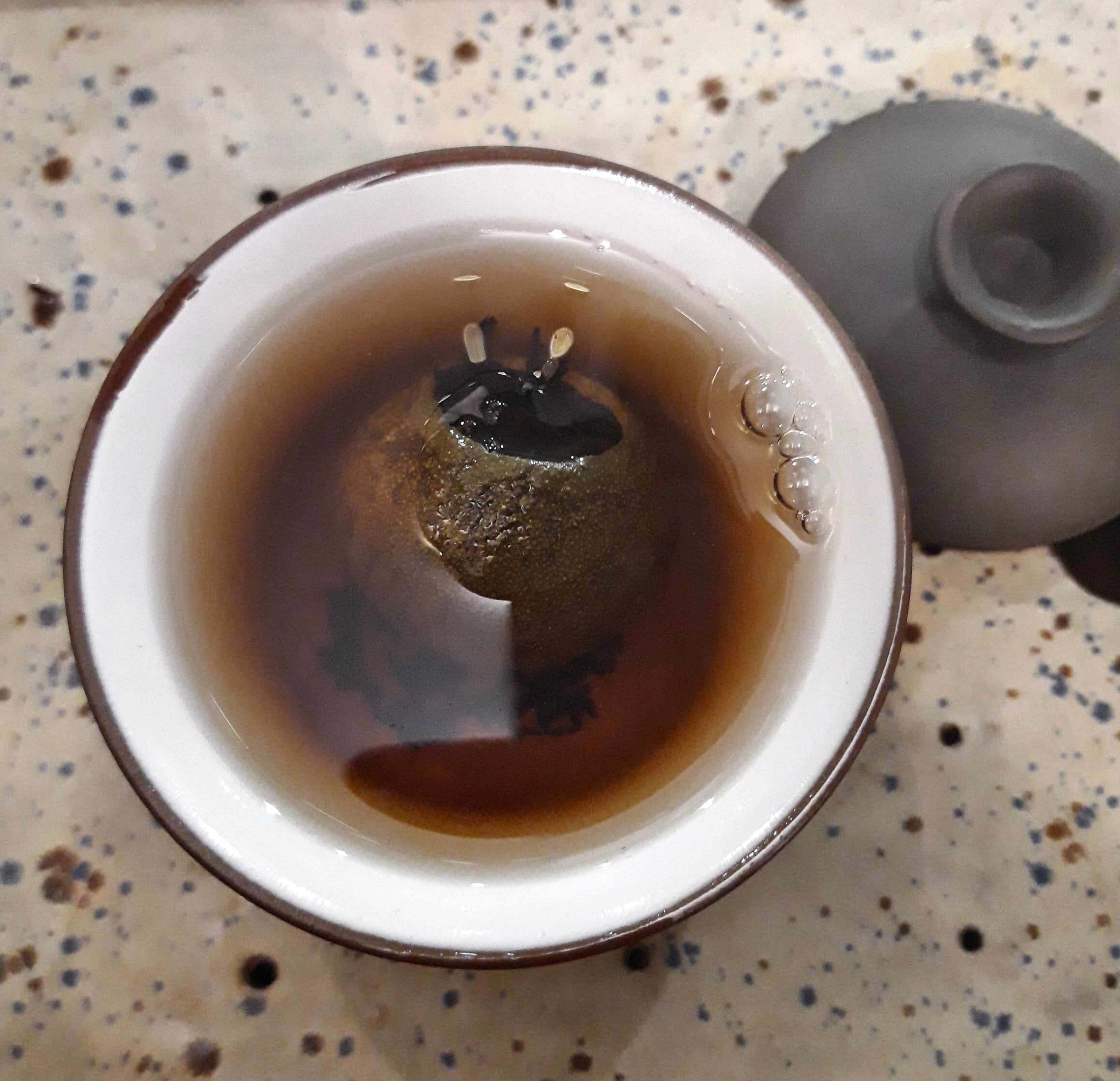 Xiao Qing Gan Pu’Er Mandarine [×5]  [Thé Pu'Er Shu / Cuit]