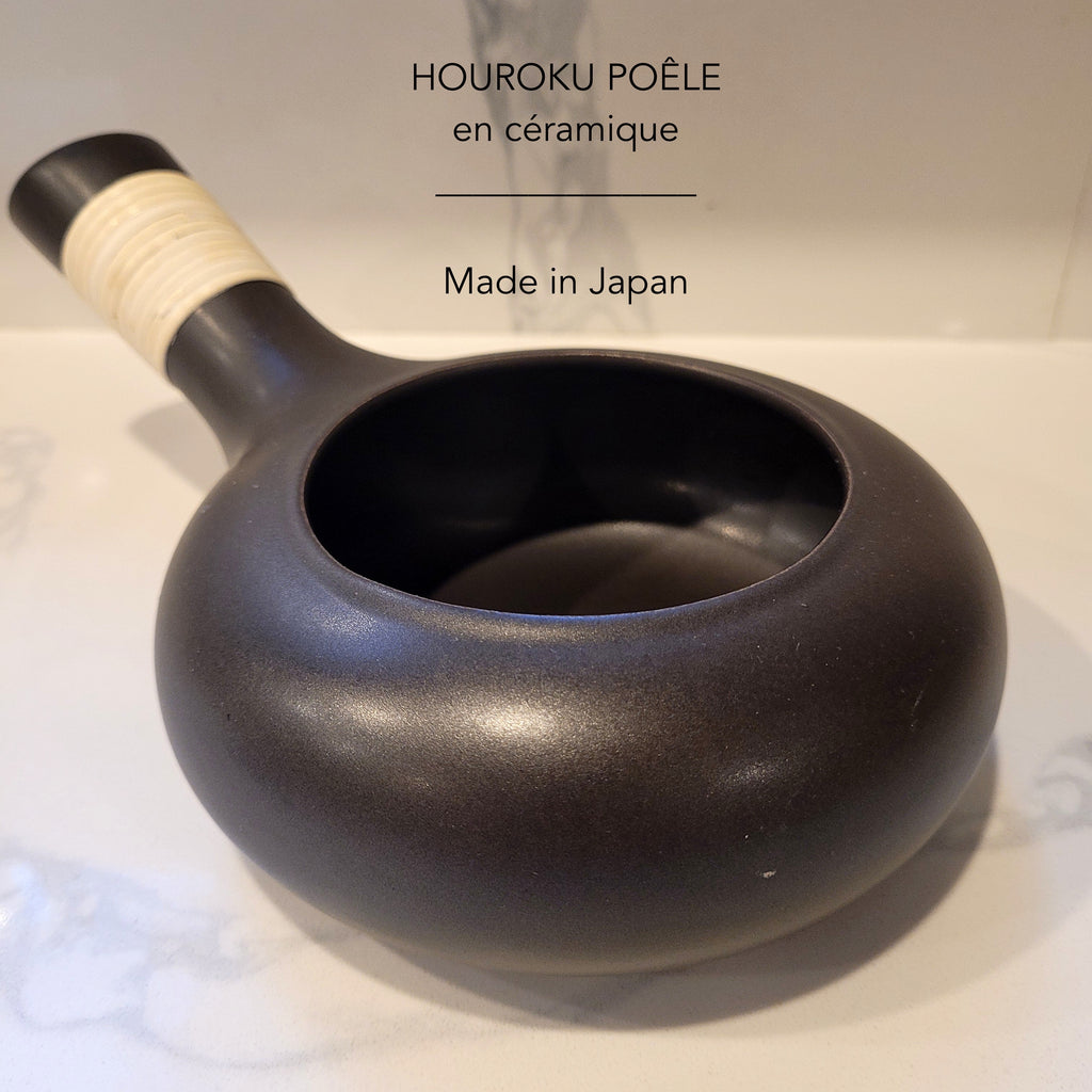 Houroku Set | Poêle pour torréfier + paquet de Sencha Yame 100g