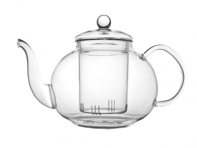 Théière en verre avec filtre 1L